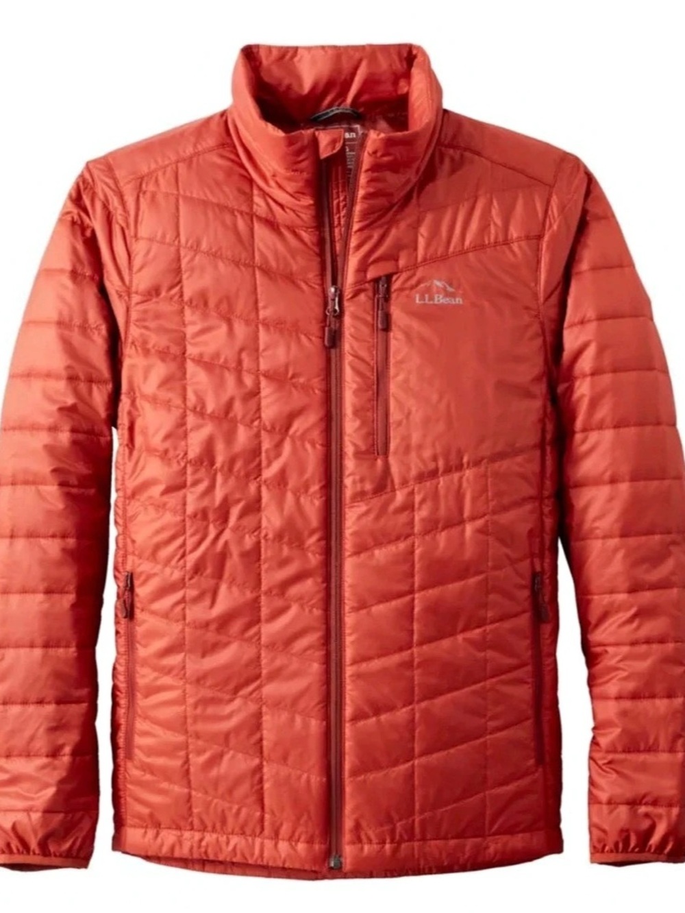 L.L.Bean Men's PrimaLoft Packaway Jacket Red Size Medium